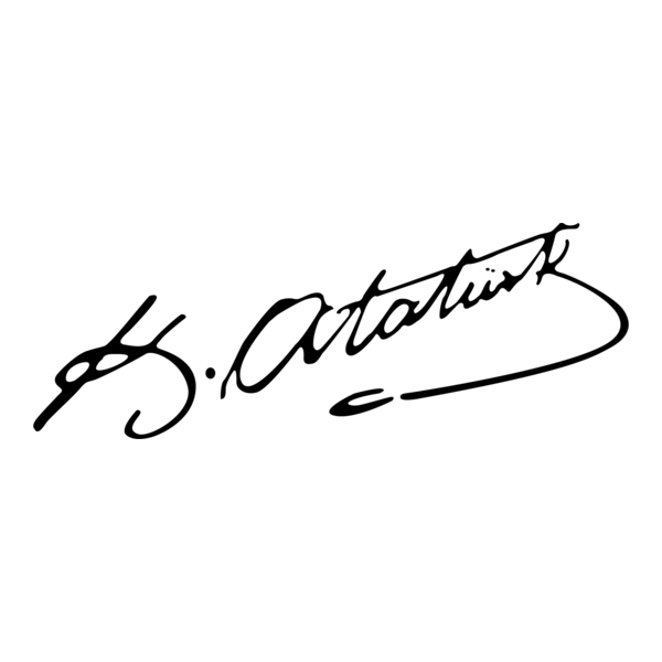 Ataturk'un islak imzasi Logo PNG Vector