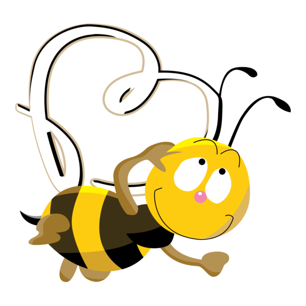 bee Logo PNG Vector
