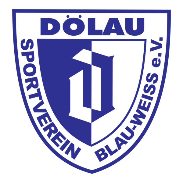 Blau Weiss Dölau Logo PNG Vector