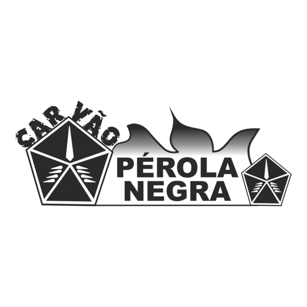 Carvão Pérola Negra Logo PNG Vector