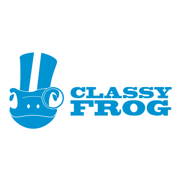 Classy Frog Logo PNG Vector