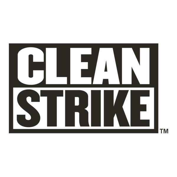 Clean Strike Commercial Cleaners Logo PNG Vector