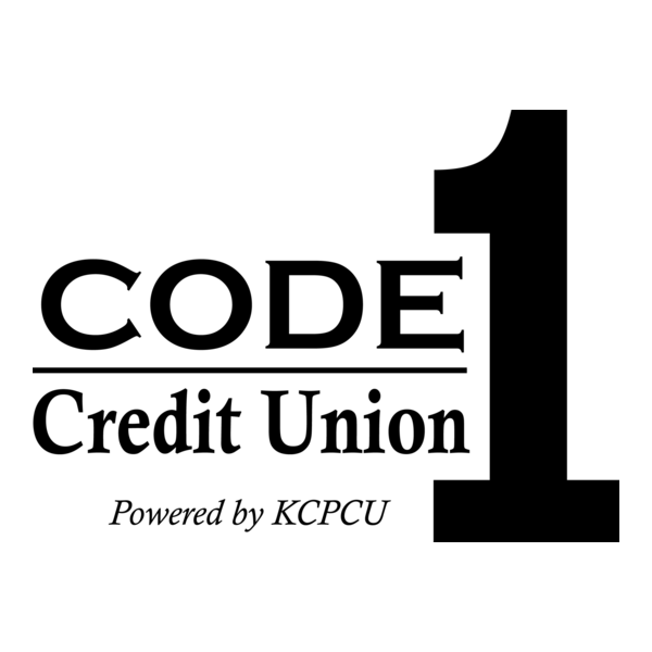 Code 1 Credit Union Logo PNG Vector