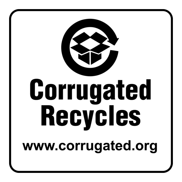 Corrugated Recycles Logo PNG Vector
