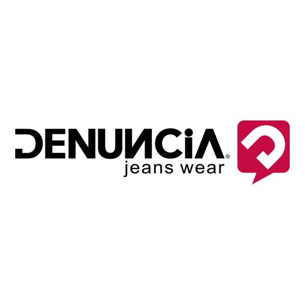 Denúncia Jeans Wear Logo PNG Vector