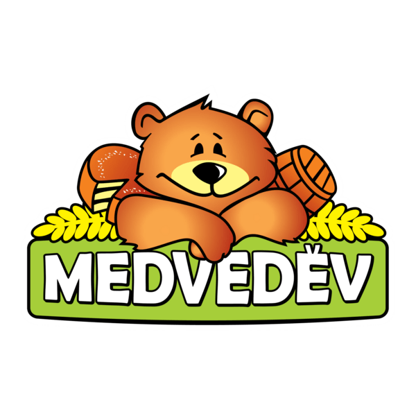 Dorty MEDVEDĚV / MEDVEDEV cakes Logo PNG Vector