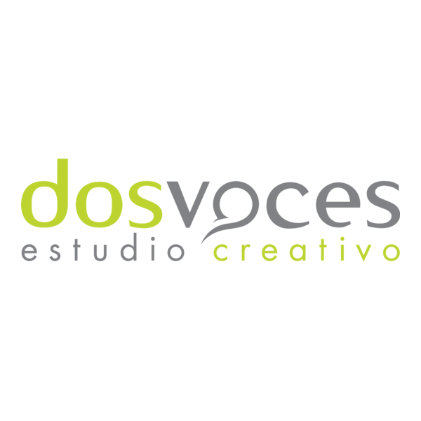 Dos Voces Estudio Creativo Logo PNG Vector