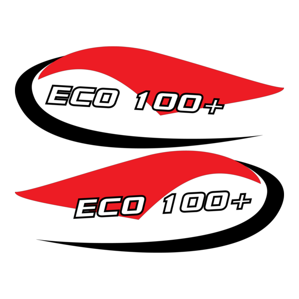 Eco 100+ Logo PNG Vector