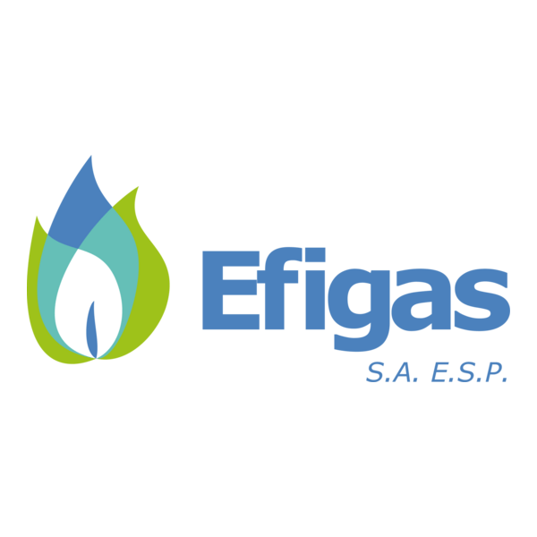 Efigas S.A. E.S.P. Logo PNG Vector