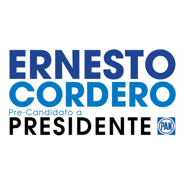 Ernesto Cordero Pre-candidato a Presidente Logo PNG Vector