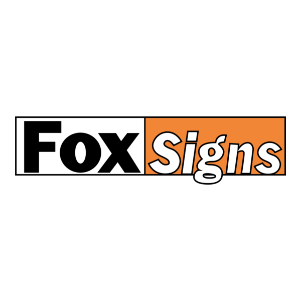 Fox Signs Logo PNG Vector