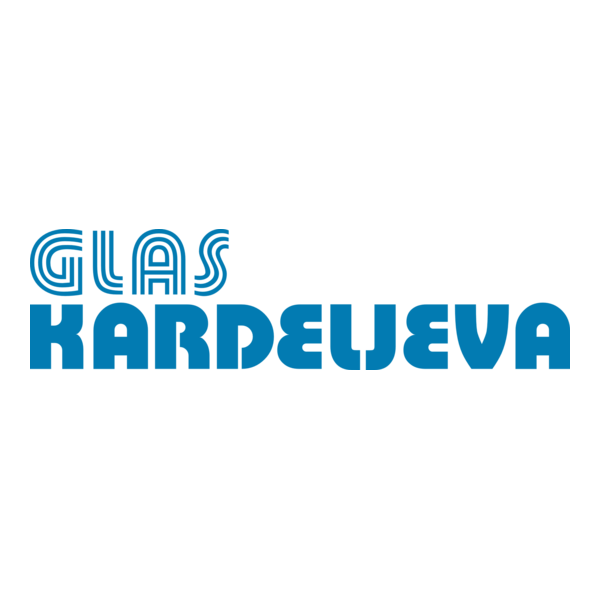 Glas Kardeljeva Logo PNG Vector