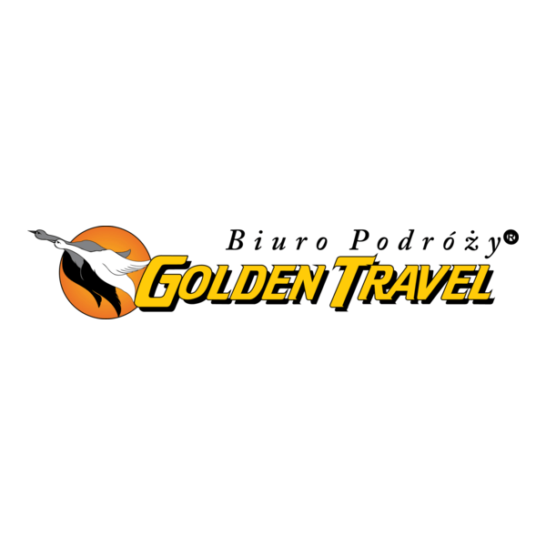 Golden Travel Logo PNG Vector