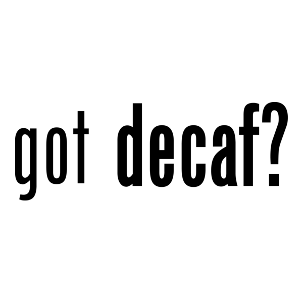 got decaf? Logo PNG Vector