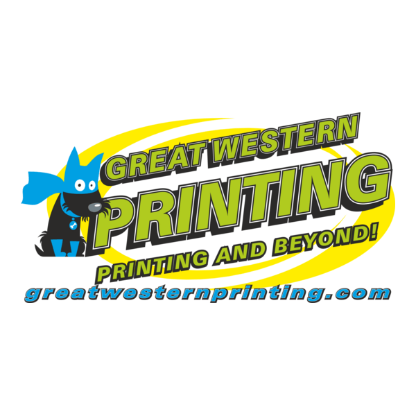 Great Western Screen Printing Logo PNG Vector