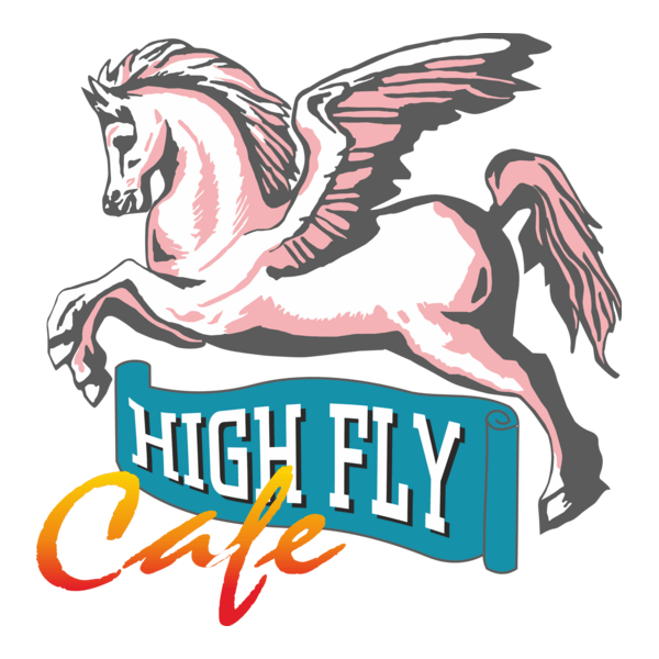 High Fly Cafe Logo PNG Vector