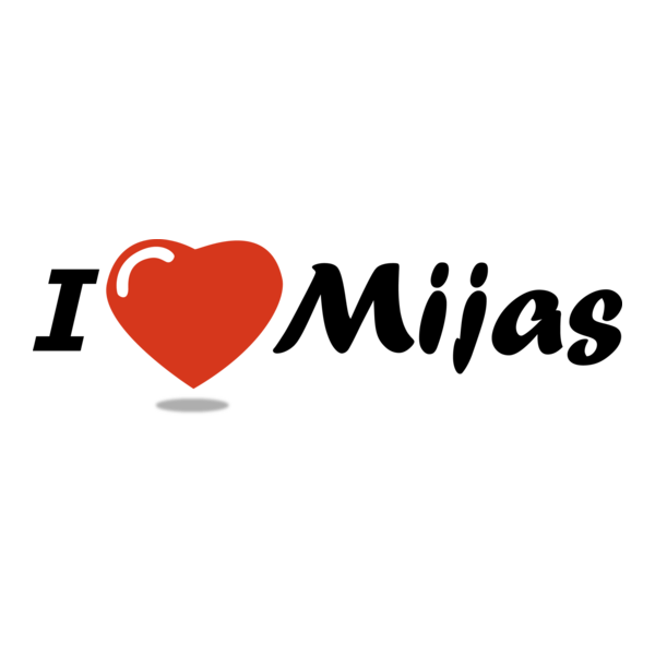 I love Mijas Logo PNG Vector