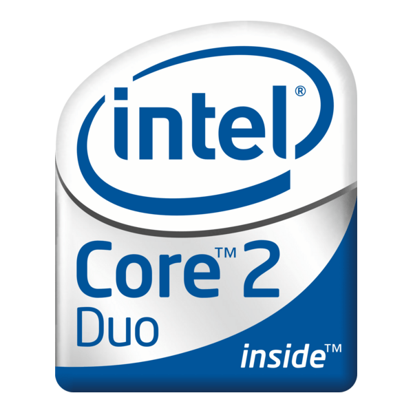 Intel Core 2 Duo Logo PNG Vector