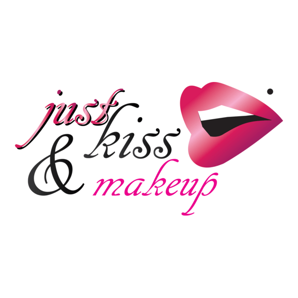 Just Kiss & Makeup Logo PNG Vector