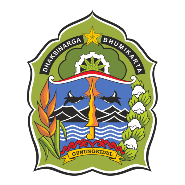 Kabupaten Gunungkidul Logo PNG Vector