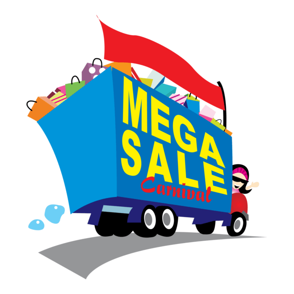 Mega Sale Malaysia Logo PNG Vector