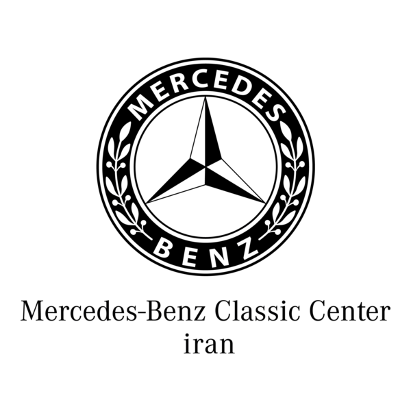 Mercedes Benz Classic Center IRAN Logo PNG Vector