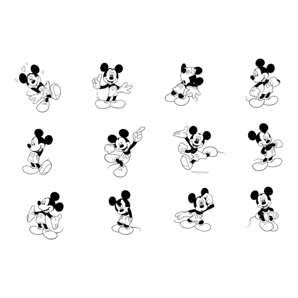 Mickey Mouse Logo PNG Vector