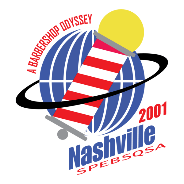 Nashville 2001 - A Barbershop Odyssey Logo PNG Vector