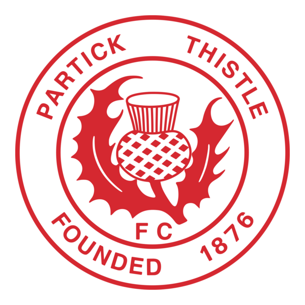 Partick Thistle FC Glasgow 80's Logo PNG Vector