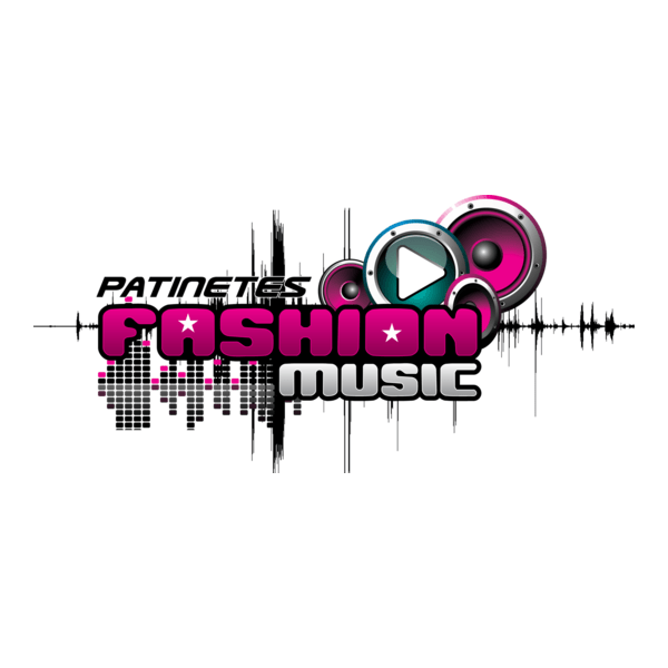 Patinete Fashion Music Logo PNG Vector