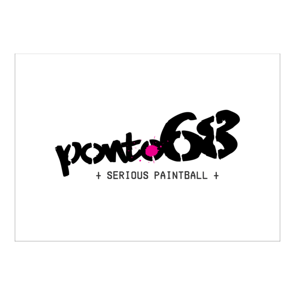 Ponto68 - Serious Paintball Logo PNG Vector