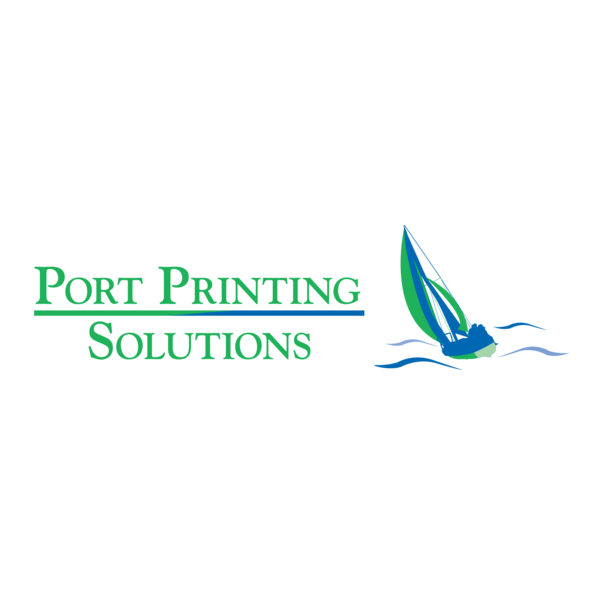 Port Printing Solutions Logo PNG Vector