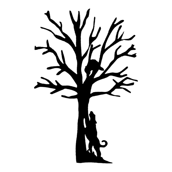 Raccoon Treed Logo PNG Vector