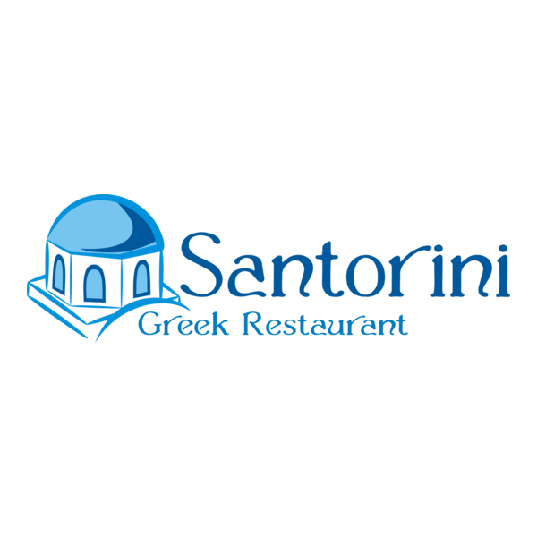 Santorini Restaurant Logo PNG Vector