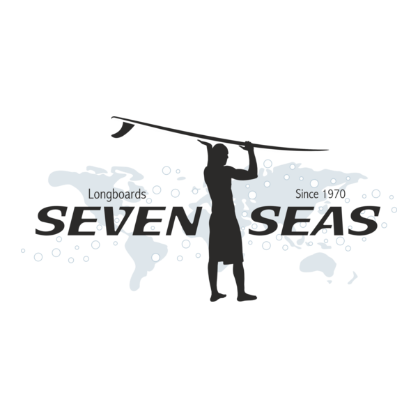 Seven Seas Surfboard Logo PNG Vector