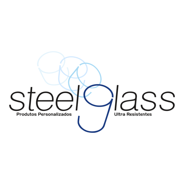 Steel Glass Logo PNG Vector