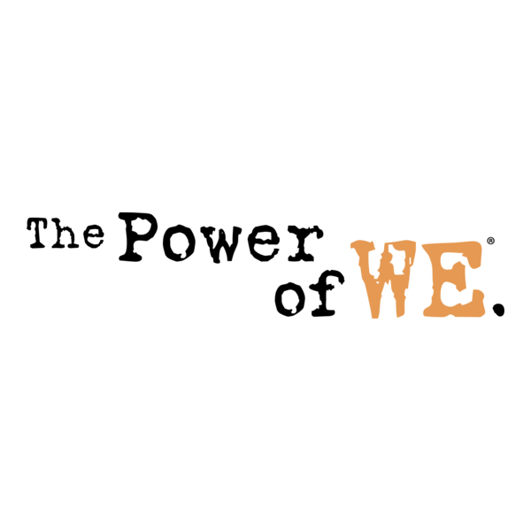 The Power of WE Logo PNG Vector