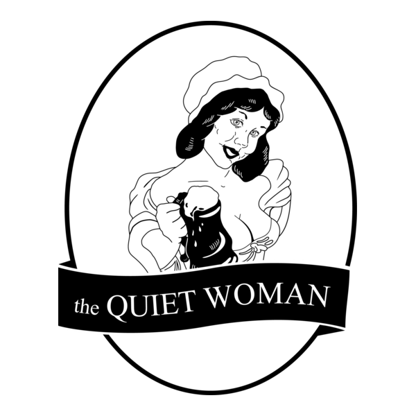The Quiet Woman Pub Logo PNG Vector