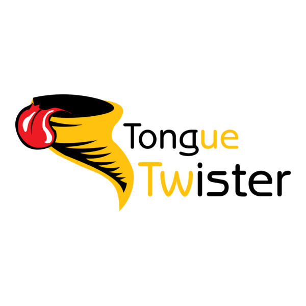 Tongue Twister Logo PNG Vector