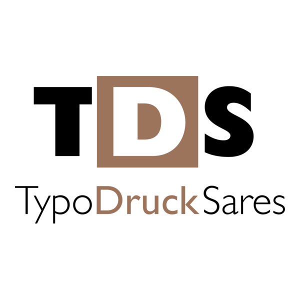TypoDruckSares TDS Logo PNG Vector