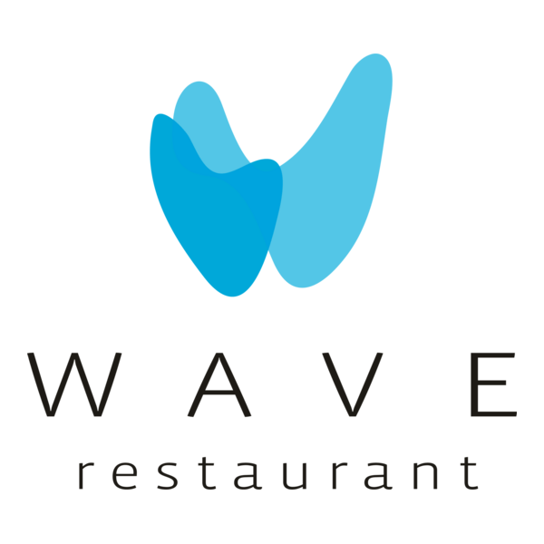 Wave Restaurant Logo PNG Vector