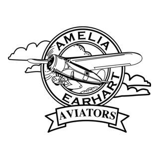 Amelia Earhart Aviators Logo PNG Vector