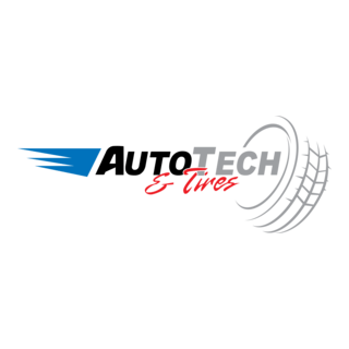 AutoTech & Tires Logo PNG Vector