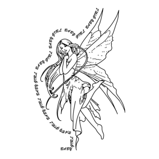 Baby Girl Logo PNG Vector