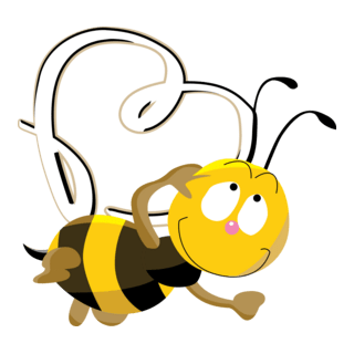 bee Logo PNG Vector
