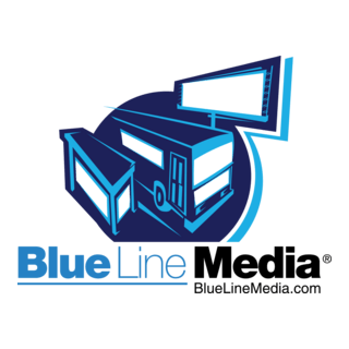 Blue Line Media Logo PNG Vector