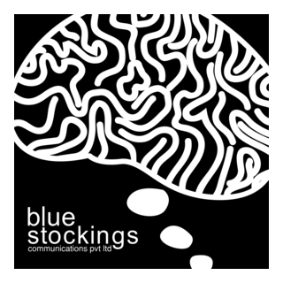 Blue Stockings Logo PNG Vector