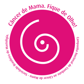 Câncer de Mama. Fique de Olho! Logo PNG Vector