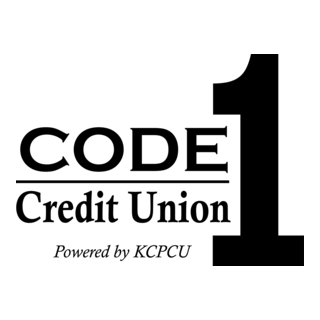 Code 1 Credit Union Logo PNG Vector