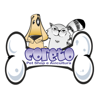 Coreto Pet Shop Logo PNG Vector